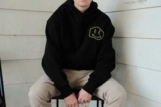 Jumbo Logo Hoodie - Black