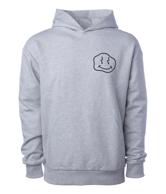 Jumbo Logo Hoodie - Heather Grey