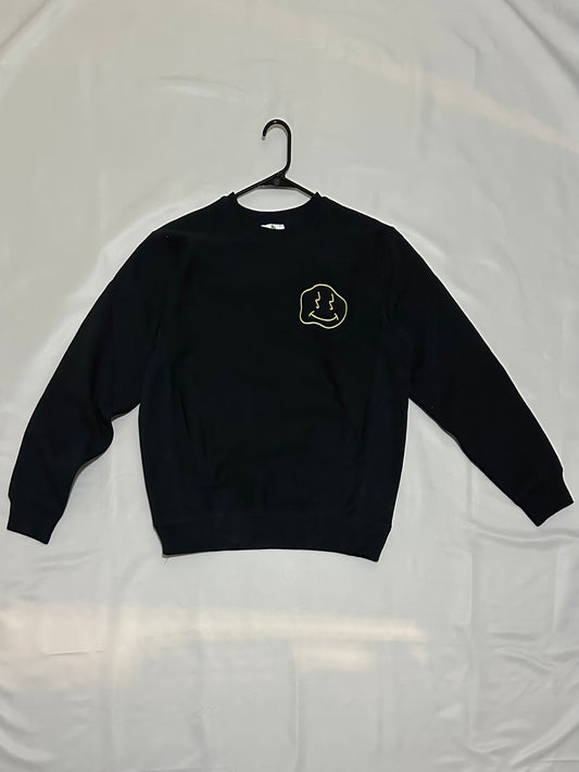 Jumbo Logo Crewneck - Black