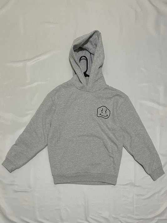 Jumbo Logo Hoodie - Heather Grey