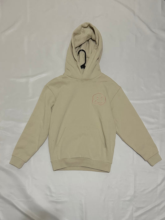 Jumbo Logo Hoodie - Ivory